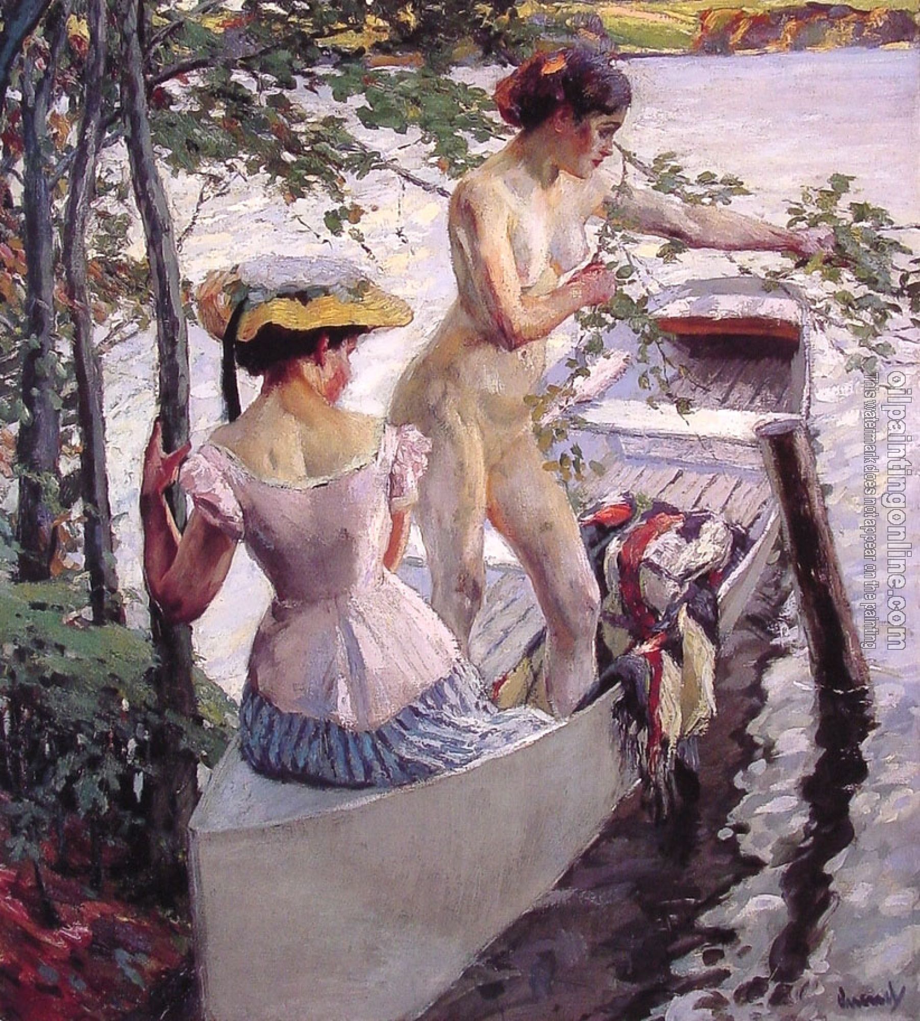 Edward Cucuel - The Bathing Place